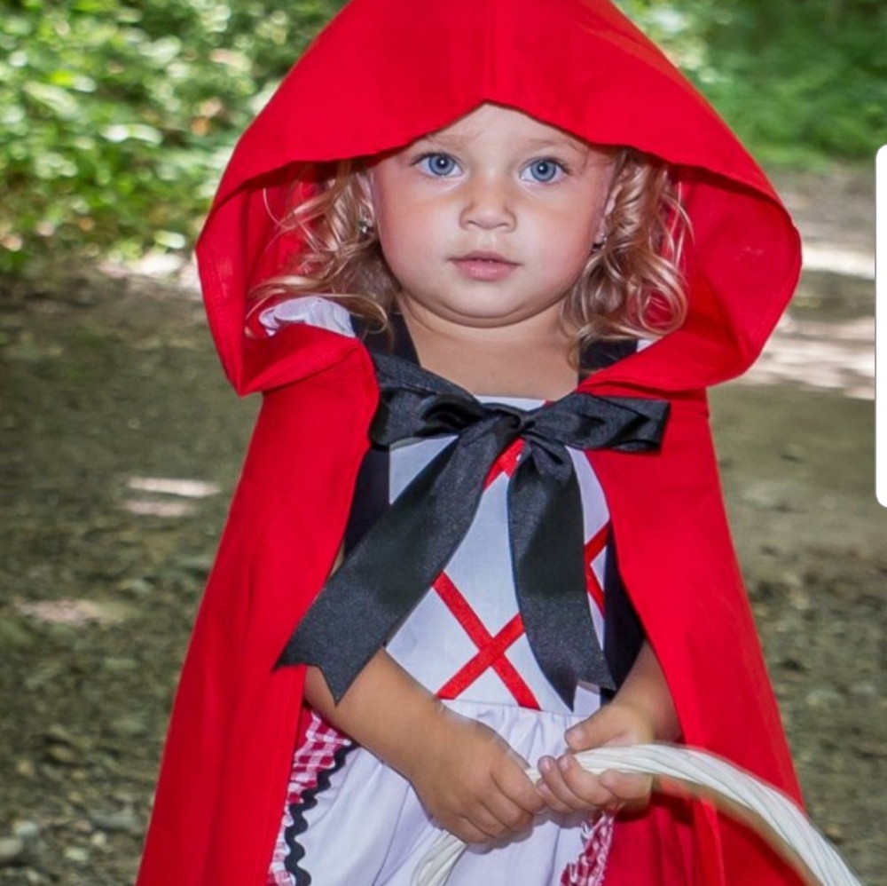 12-24 month little red riding good costume